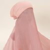 headscarf fashion,Bright Silk Island Wrinkle - Image 6