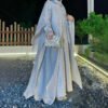 formal modest dresses,Women's Suit Robe Dress - Image 7