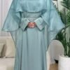 muslim dress,Women's Muslim Clothing Simple Cloak Robe Starry Robe - Image 3