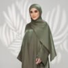 modest plus size fashion,Colorful Elegant Cloth Length Dress - Image 7