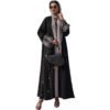 maxi dresses modest,Fashionable Embroidered Dress Robe - Image 7