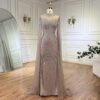 wedding dress for muslims, High-end Elegant Fishtail Banquet Host Dress - Image 4