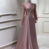 bride dress for muslim, Evening Dress Elegant Elegant Two-piece Suit - Image 3