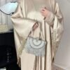 islamic woman clothes,Cape Tassel Dress Shawl Skirt Suit - Image 2