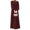Casual Pleated Dress,fashion muslim - Image 2