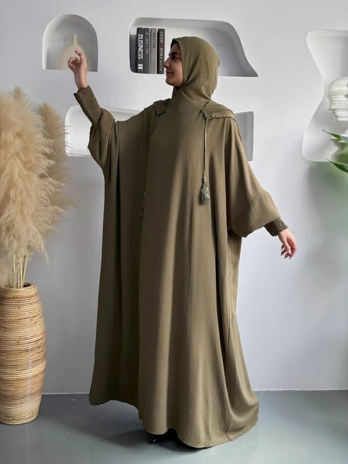 Alternative view of Women's Solid Color hijab and dress