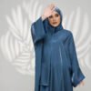 modest plus size fashion,Colorful Elegant Cloth Length Dress - Image 9