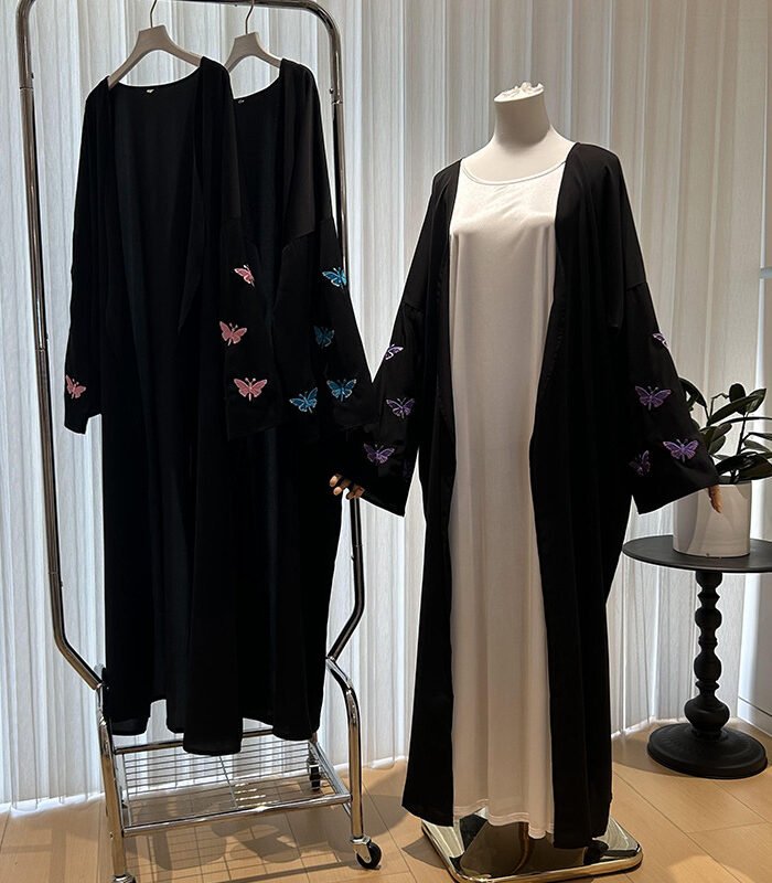Alternative view of butterfly abayas,Women's Clothing Plus Size Dress