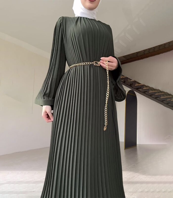 a woman in a long dress,maternity dress modest