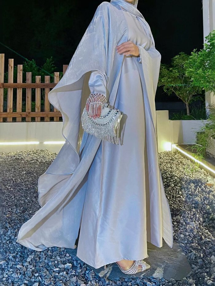 Alternative view of formal modest dresses,Women's Suit Robe Dress