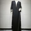 maxi dresses modest,Fashionable Embroidered Dress Robe - Image 6