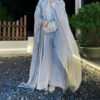 formal modest dresses,Women's Suit Robe Dress - Image 4