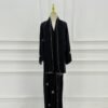 somali clothes,Embroidered Cardigan dress - Image 6