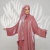 modest plus size fashion,Colorful Elegant Cloth Length Dress - Image 10