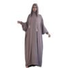 Women's Solid Color hijab and dress - Image 3