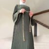 maternity dress modest,Pleated Loose Fashion Dress - Image 2