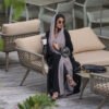 maxi dresses modest,Fashionable Embroidered Dress Robe - Image 3