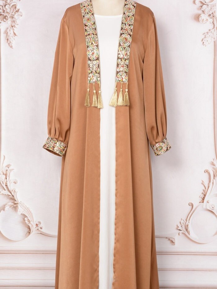 Satin Abaya Dress