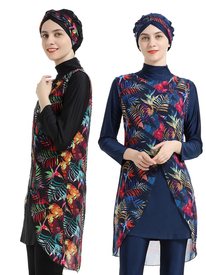 a woman in a swimsuit,muslim swimsuits for women