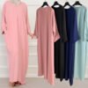 dresses soft,Dress With Big Cuffs Dress 14 a woman wearing a pink dress,dresses soft