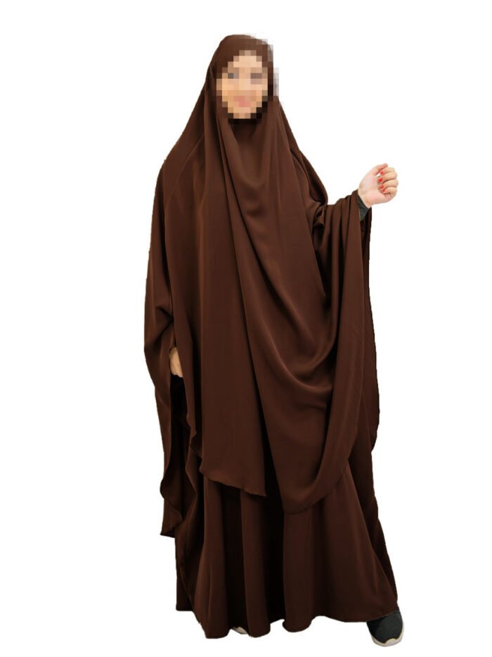Alternative view of burka attire,Polyester Fiber Super Large Swing Skirt