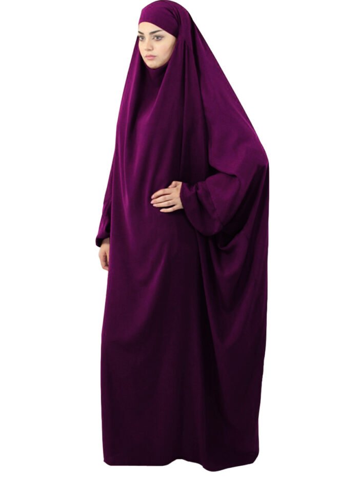 Alternative view of muslim female attire,Women's Polyester Long-sleeved Dress