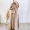 soft dress for women,Soft Fashion Satin Large Swing Dress - Image 3