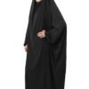 muslim female attire,Women's Polyester Long-sleeved Dress - Image 4