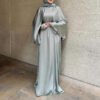 soft dresses,Slim Fit Comfortable Fashion 17 a woman in a long dress, soft dresses