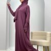 soft summer dress,Women's Muslim Robe Polyester Fiber - Image 3