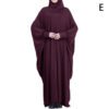 burka clothing,Sleeve Dress With Pouch - Image 8