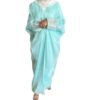 abaya store,Cardigan Women's Clothes Shiny Solid Color - Image 5