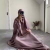 Stunning Abaya Jilbab – Flowy Comfort in Timeless Shades - Image 4