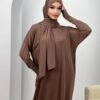 soft summer dress,Women's Muslim Robe Polyester Fiber - Image 6