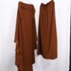 Elite Modest Formal Dresses - Amofashion Ltd 15 two brown skirts on a white wall, modest formal dresses