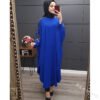 dress for muslims 11 a woman in a blue dress taking a selfie, dress for muslims