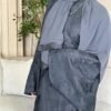 modest dress islam,Women's Solid Color Casual Dress - Image 3