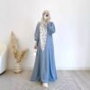 soft dress for women,Soft Fashion Satin Large Swing Dress - Image 8