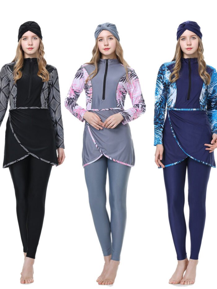 a group of women wearing different colors with Gap Inc. in the background, beach suit for women