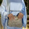 cute abaya dresses,Cloak Satin Dress Robe - Image 4