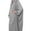 muslim female attire,Women's Polyester Long-sleeved Dress - Image 3