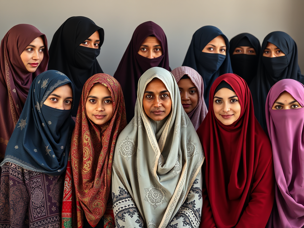 Astounding Burka Clothes: Their Role and Significance in Modern Society. 8 a group of women wearing headscarves,Burka Clothes