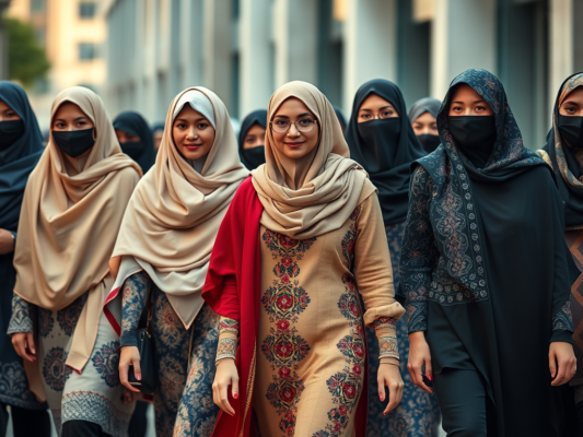 create a high resolution highly detailed image of a diverse group 1