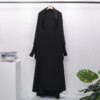 Amazing Cotton Abaya: Casual Loose Robe with Headscarf - Image 10