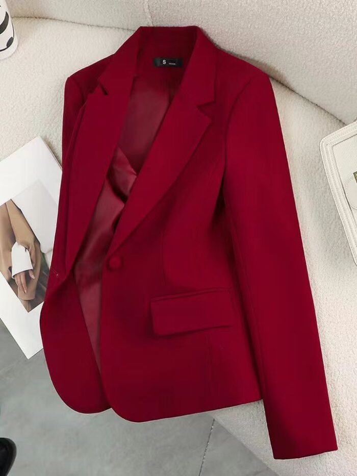 Blazer Women Red