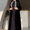 Dominating Abaya with Coat – Power, Prestige & Modern Elegance 22 Abaya with Coat