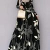 Plus Size Butterfly Abaya