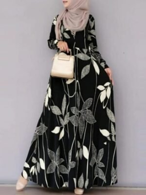 Plus Size Butterfly Abaya