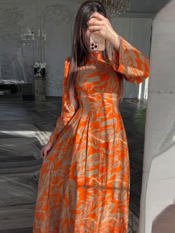 Plisse Dress