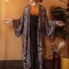 ladies open abaya